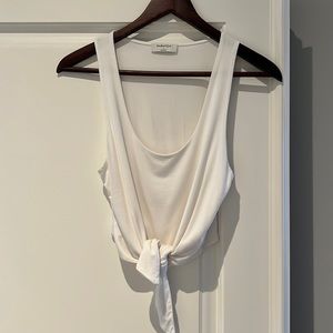 Babaton tank with tie